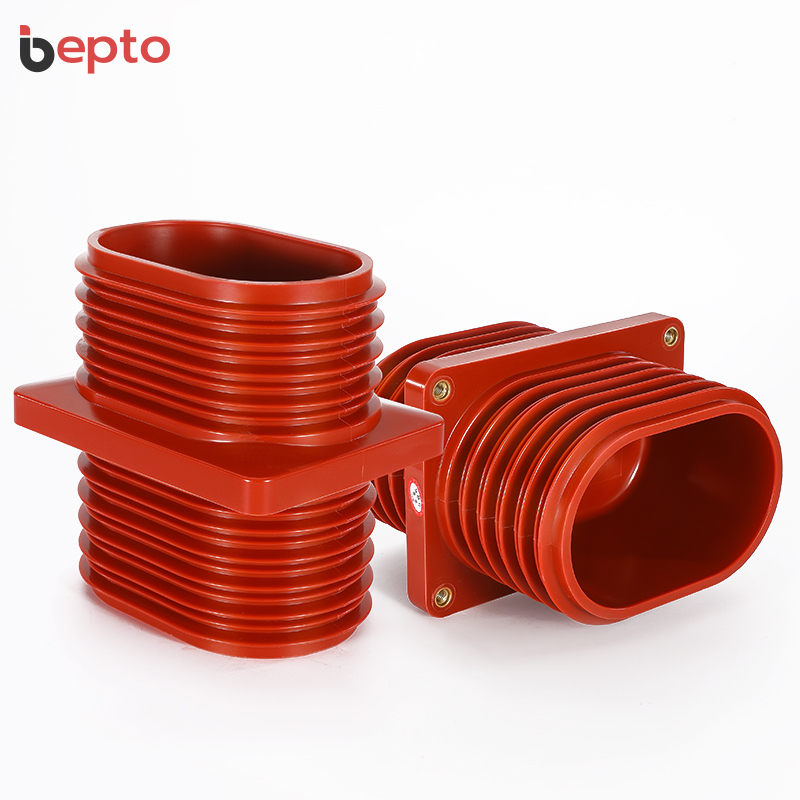 12KV Wall Bushing 140×200 - TG3-12KV High-Current 2500-3150A IP68 Composite