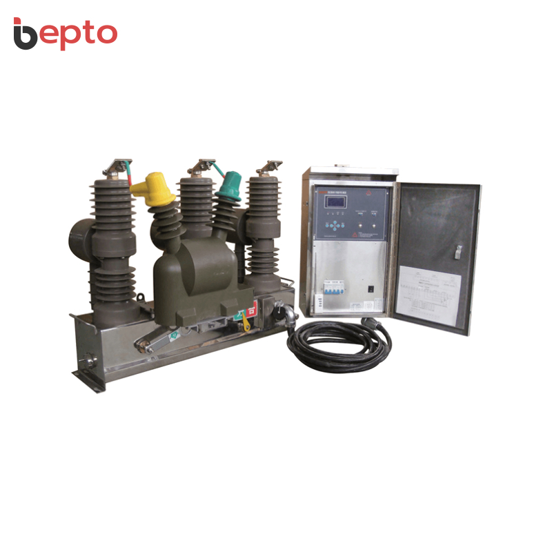 ZW32-12 Outdoor Vacuum Circuit Breaker 12kV MV VCB 4000A - Smart Recloser Controller Fault Isolation Distribution Automation