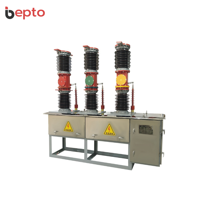 ZW7-40.5 Outdoor High Voltage Vacuum Circuit Breaker 40.5kV - 10000 Mechanical Life Maintenance-Free VCB Built-in CT Anti-Pollution