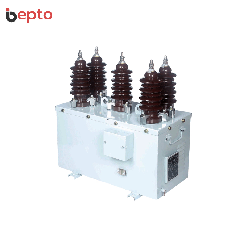 JLSZW-10/GY Outdoor Dry Type Combined CT PT Metering Box 10kV Three-Phase High Voltage - Epoxy Resin Casting 5-400/5A 300VA Limit Output 0.2S/0.5 Class Enclosed Iron Box 12/42/75kV Insulation GB17201 GB1208 GB1207