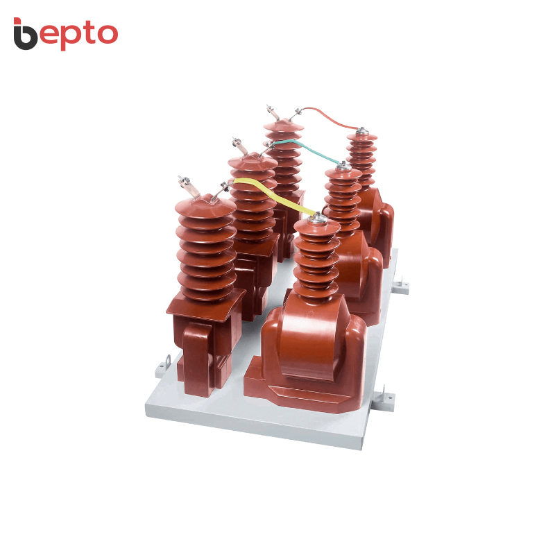 JLSZYO-35W Outdoor Dry Type Combined CT PT Metering Box 35kV Three-Phase High Voltage - Y-Connection Epoxy Resin Casting 5-600/5A Multi-Tap 0.2S/0.5 Class Pillar Type 40.5/95/185kV Insulation Anti-Tamper GB17201 GB1208 GB1207