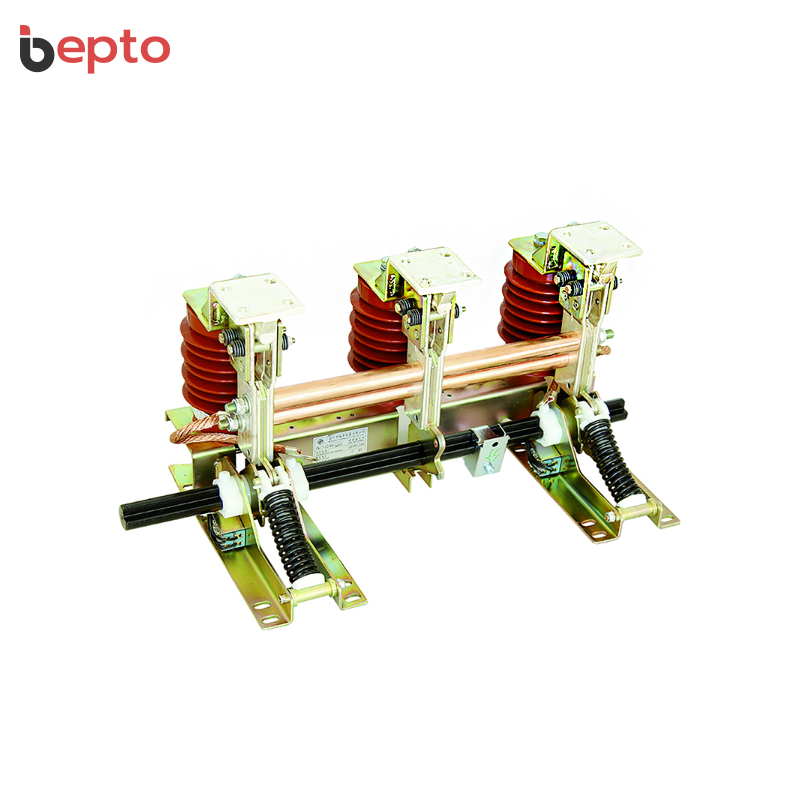JN17-12-40 Indoor HV AC Earthing Switch 12kV 40kA - MV Switchgear Ground Knife 100kA Making Current 42kV Power Frequency 75kV Lightning Manual Motorized